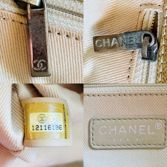 🌸 Rare!! Chanel Limited Edition 2008 Cruise Yacht Coated Canvas tote bag🌸 - Picture 14 of 15